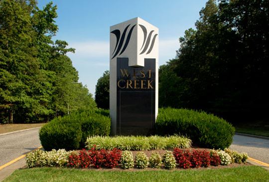 West Creek Business Park sign